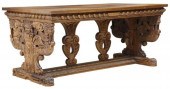 FRENCH RENAISSANCE REVIVAL OAK