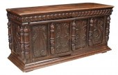 FRENCH RENAISSANCE REVIVAL OAK