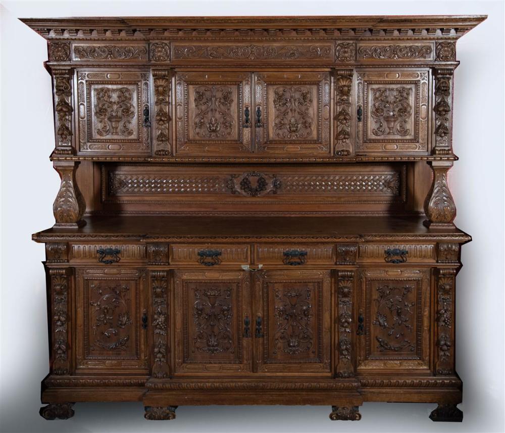 FRENCH RENAISSANCE REVIVAL WALNUT