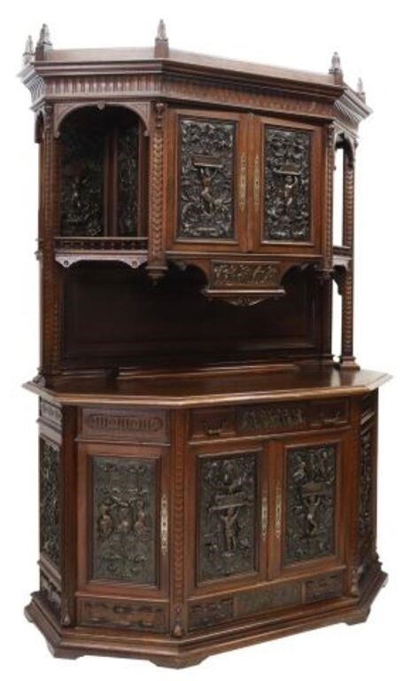 FRENCH RENAISSANCE REVIVAL WALNUT