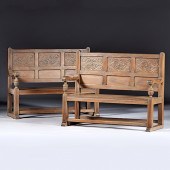 French Renaissance-style Bench