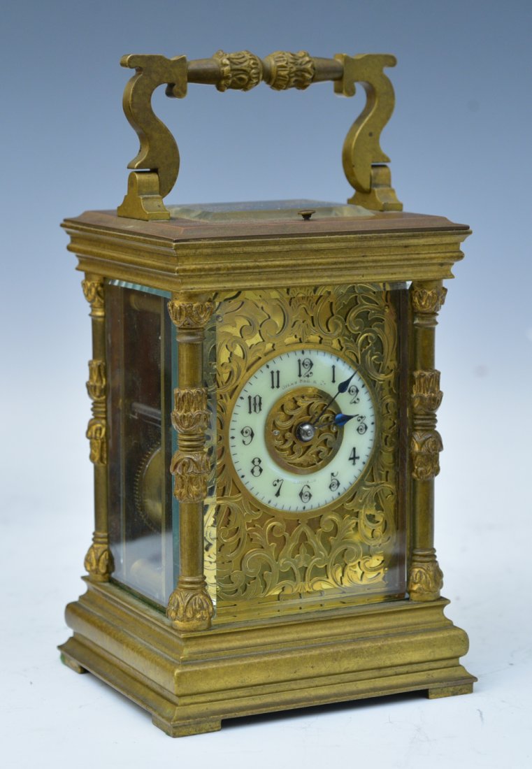 FRENCH REPEATER CARRIAGE CLOCK WITH