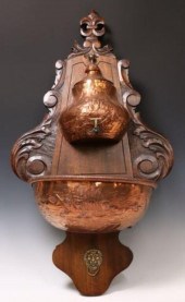 FRENCH REPOUSSE COPPER WALL-MO
