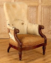 FRENCH RESTORATION MAHOGANY BE