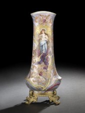 French Richly Gilt and Polychr