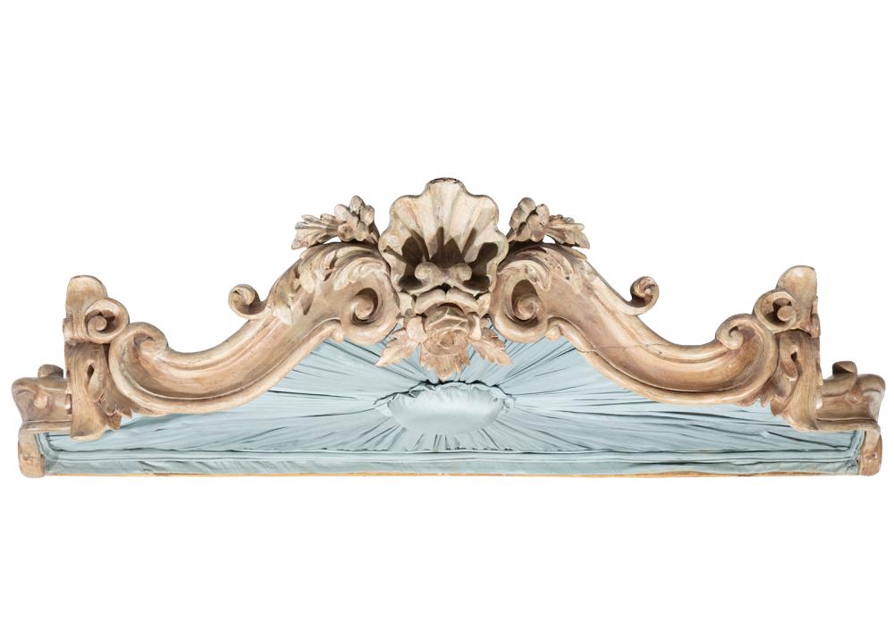 FRENCH ROCOCO CARVED AND PAINTED