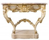 FRENCH ROCOCO REVIVAL MARBLE T
