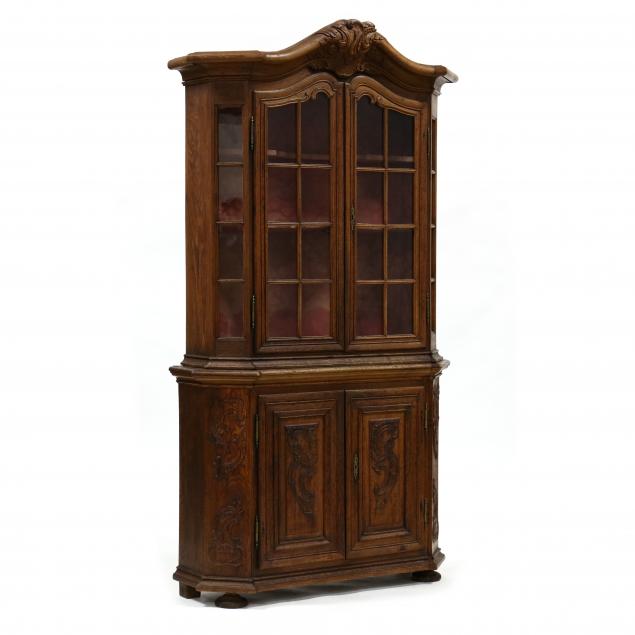 FRENCH ROCOCO REVIVAL OAK CHINA