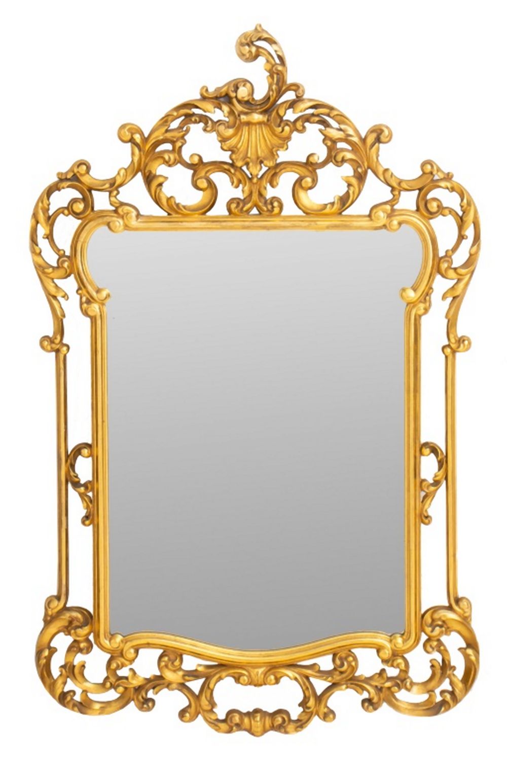 FRENCH ROCOCO STYLE CARVED GILTWOOD