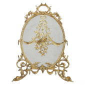 FRENCH ROCOCO STYLE GILT BRONZ