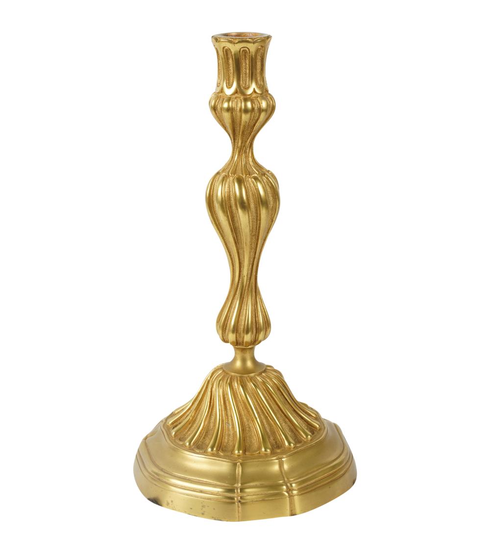 FRENCH ROCOCO-STYLE GILT BRONZE