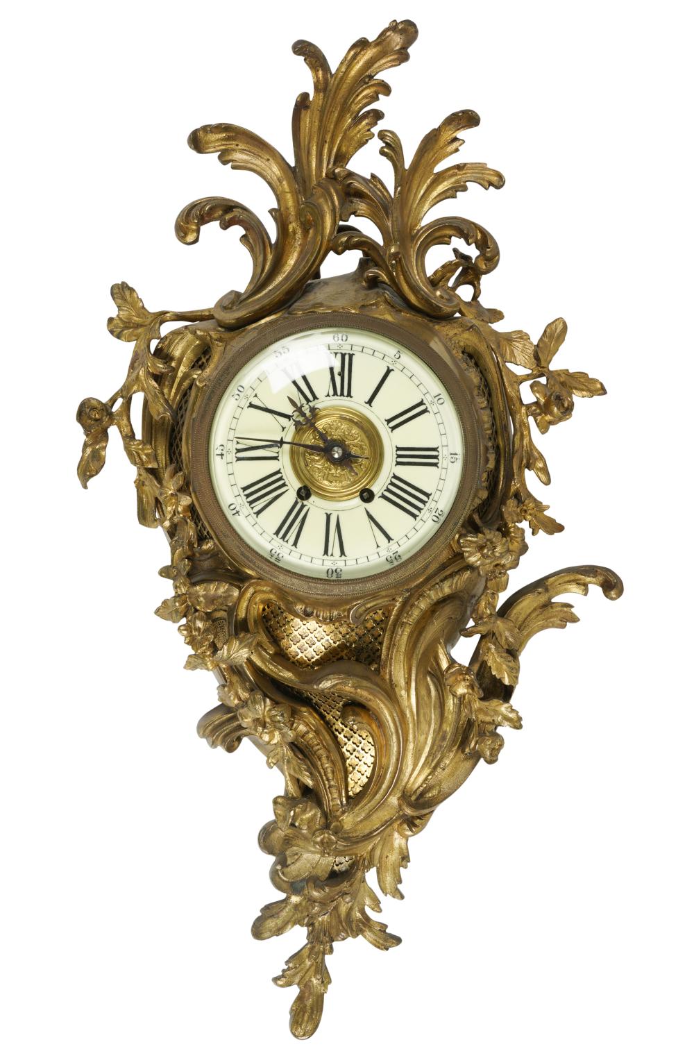FRENCH ROCOCO-STYLE GILT BRONZE