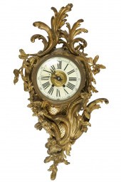 FRENCH ROCOCO-STYLE GILT BRONZ