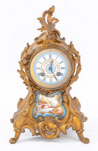 FRENCH ROCOCO STYLE GILT METAL