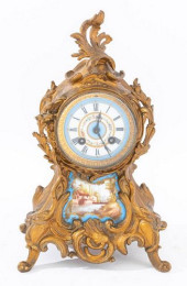 FRENCH ROCOCO STYLE GILT METAL