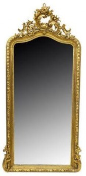 FRENCH ROCOCO STYLE GILTWOOD W
