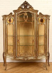 FRENCH ROCOCO STYLE PAINTED GI