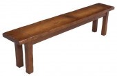 FRENCH RUSTIC LONG BENCH ON SQ