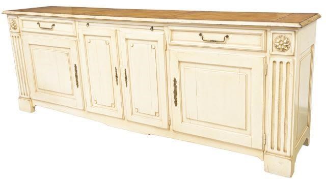 FRENCH RUSTIC PAINTED FRUITWOOD