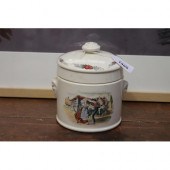 French Sarreguemines lidded fo