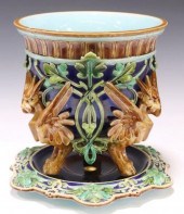 FRENCH SARREGUEMINES MAJOLICA