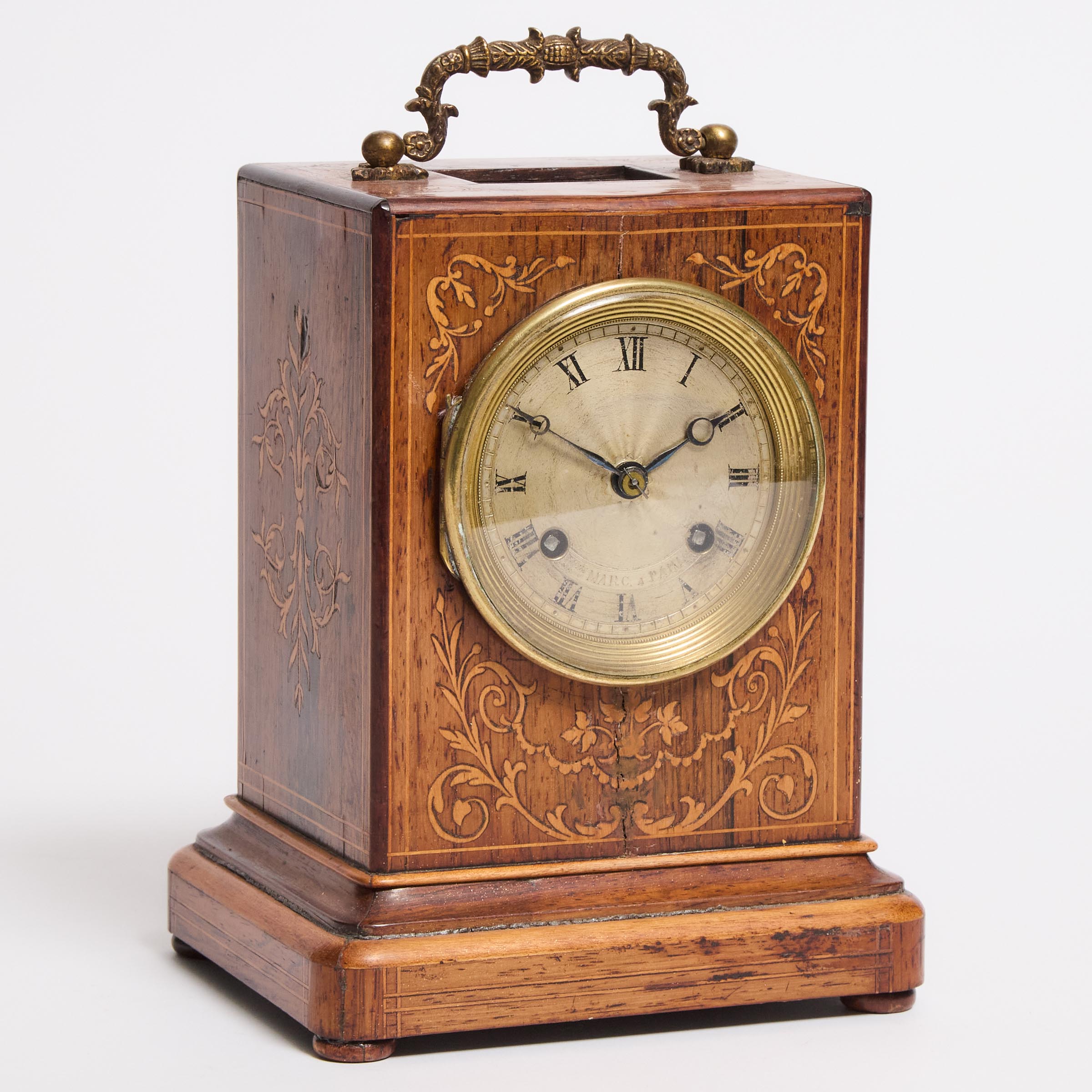 French Satinwood Inlaid Rosewood