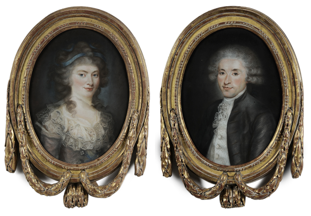 French School (18th century) Pair