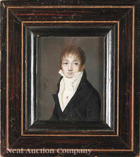 French School 19th c. "Portrait