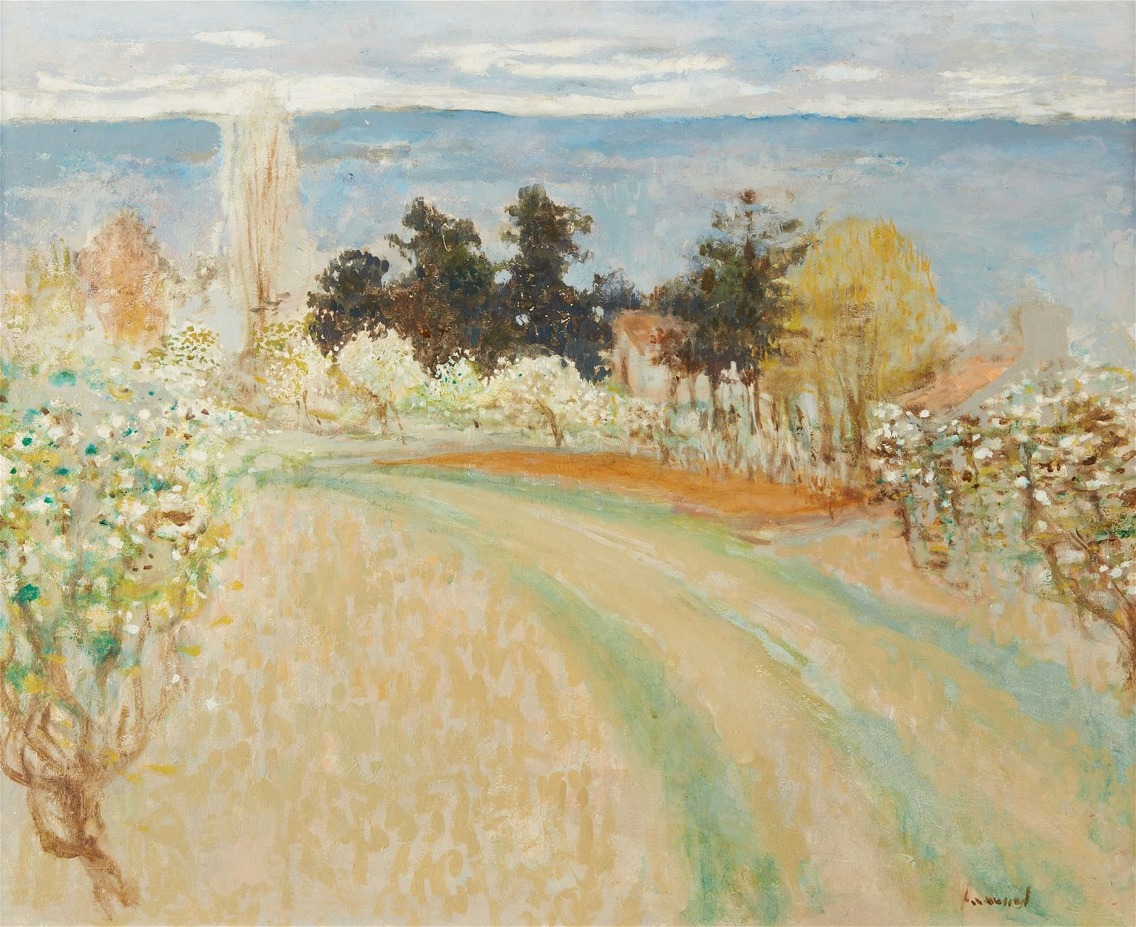 FRENCH SCHOOL, A COUNTRY ROAD