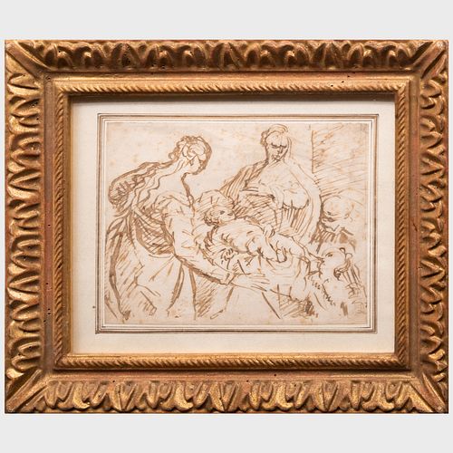 FRENCH SCHOOL: A DRAPERY STUDY; AND