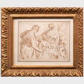 FRENCH SCHOOL: A DRAPERY STUDY