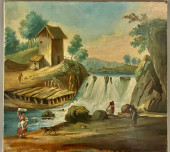 FRENCH SCHOOL AROUND 1800 OIL
