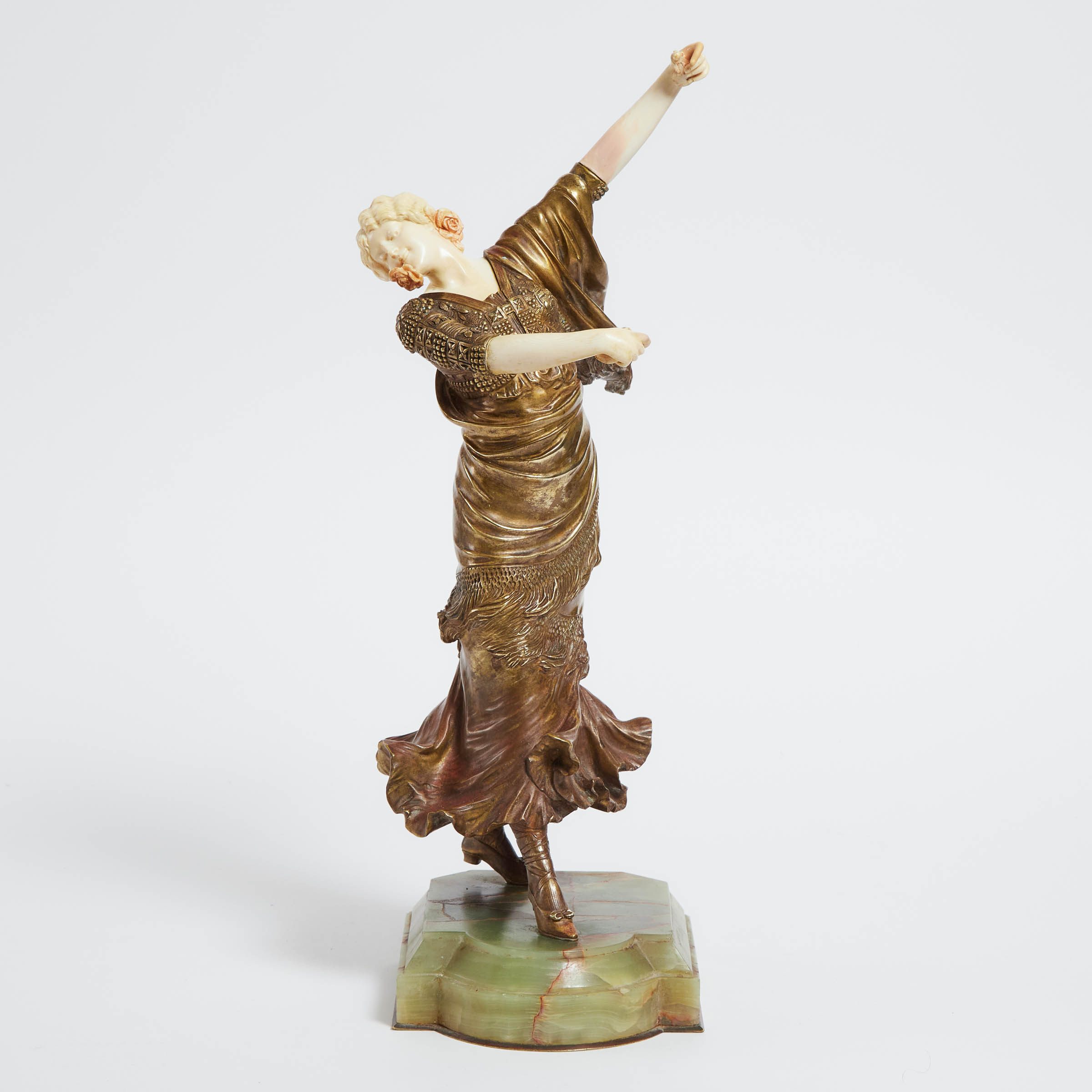 French School Bronze and Ivory