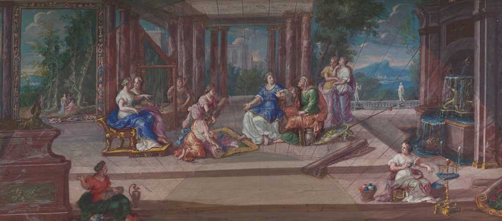 FRENCH SCHOOL C.1700 ARACHNE AND