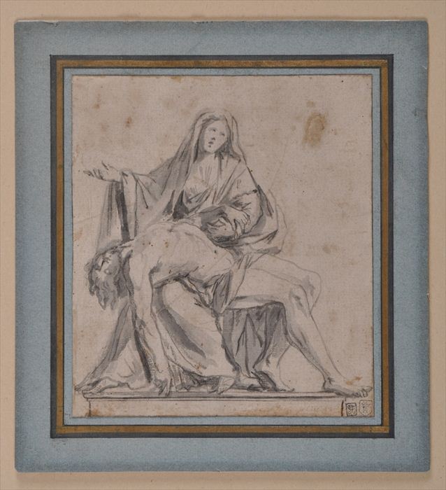 FRENCH SCHOOL: DESIGN FOR A PIETA
