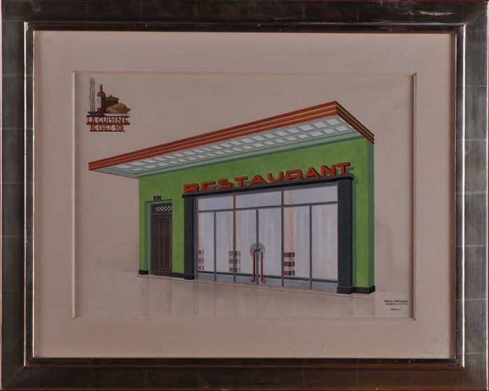 FRENCH SCHOOL: DESIGN FOR "LA