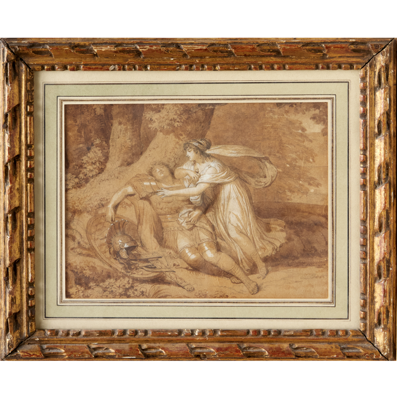 FRENCH SCHOOL, DRAWING, C. 1800,