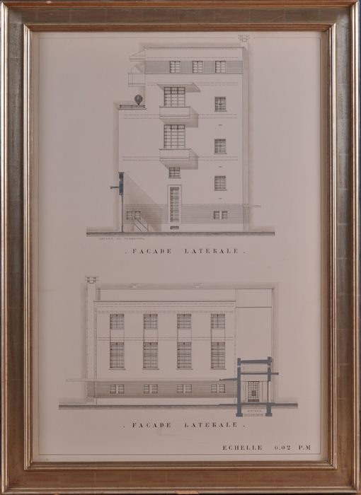 FRENCH SCHOOL: "FACADE LATERALE"