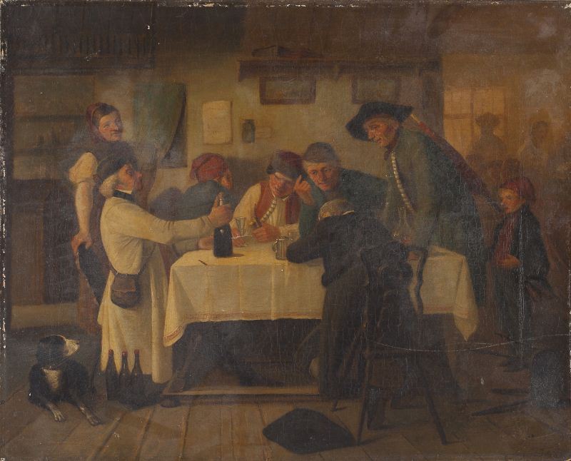French School Genre Painting 19th