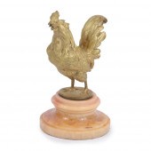 FRENCH SCHOOL GILT BRONZE ANIM