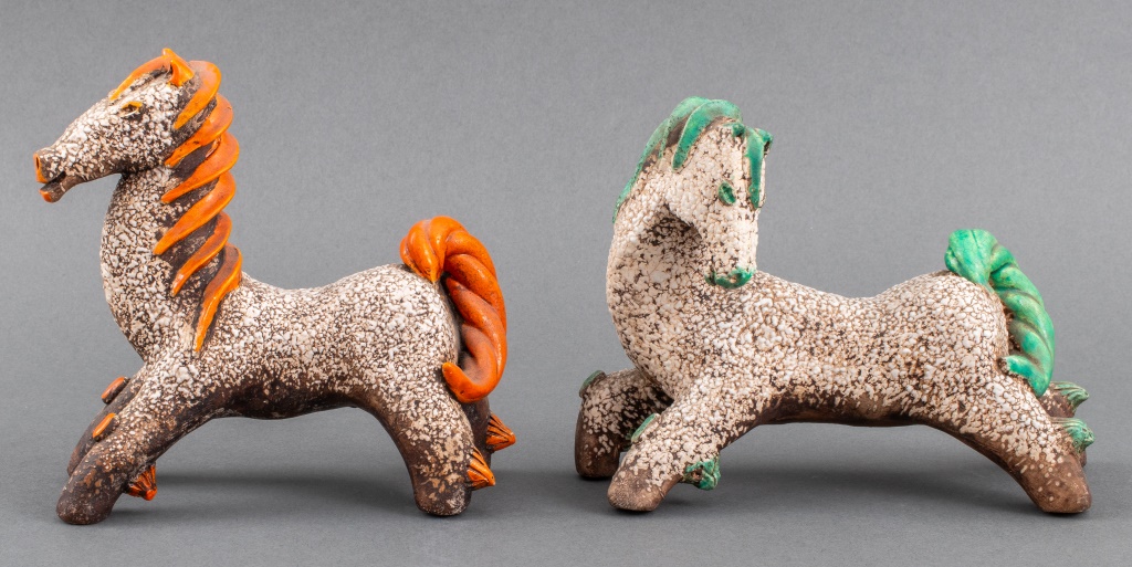 FRENCH SCHOOL GLAZED CERAMIC