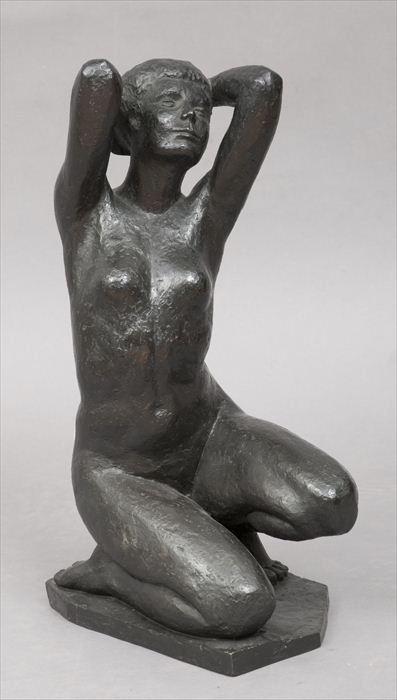 FRENCH SCHOOL: KNEELING WOMAN