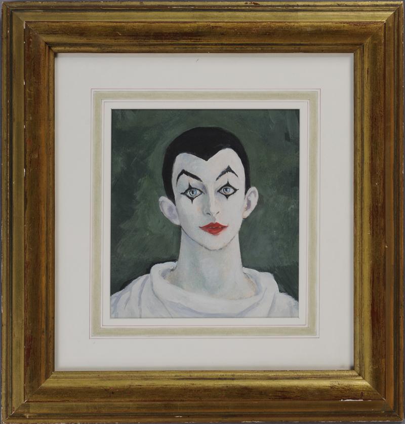 FRENCH SCHOOL: MIME Gouache on