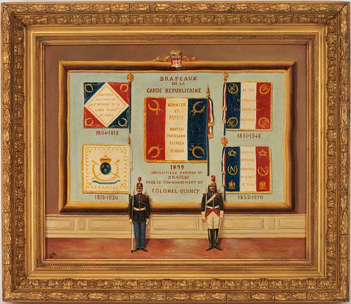 FRENCH SCHOOL O/C PAINTING,