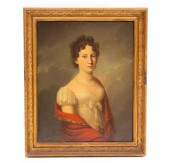 FRENCH SCHOOL, OIL, PORTRAIT O