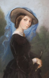 FRENCH SCHOOL PASTEL PORTRAIT