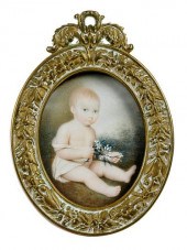FRENCH SCHOOL PORTRAIT MINIATU