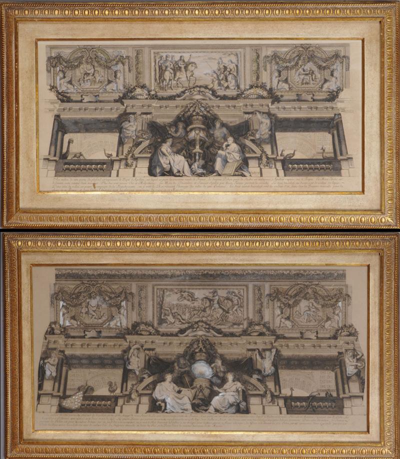 FRENCH SCHOOL: TWO PRINTS: THALIA &