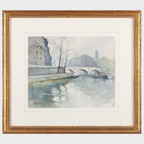FRENCH SCHOOL: VIEW OF THE