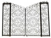 FRENCH SCROLLED WROUGHT IRON G